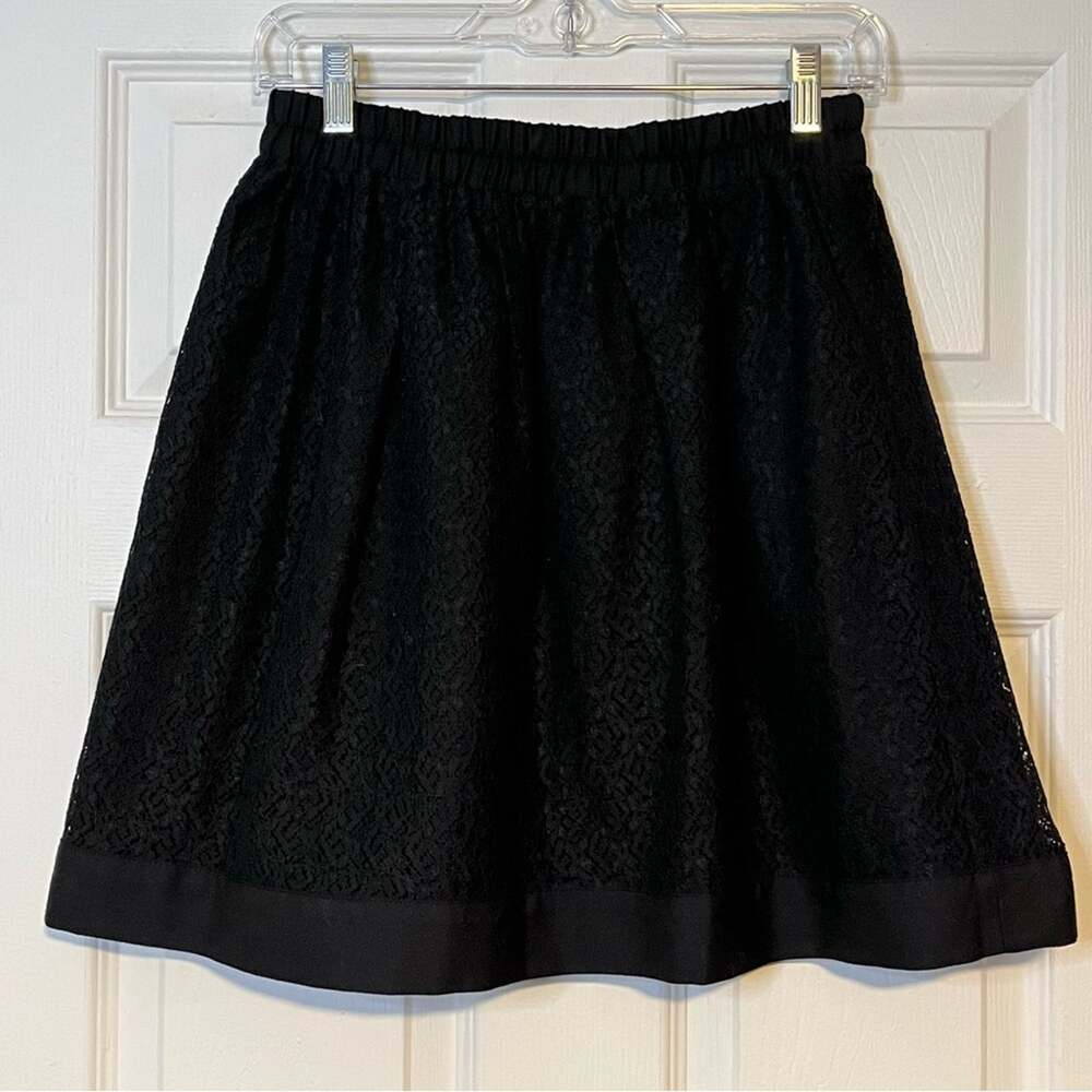 3/$30 || Lace Overlay Reversible Skirt